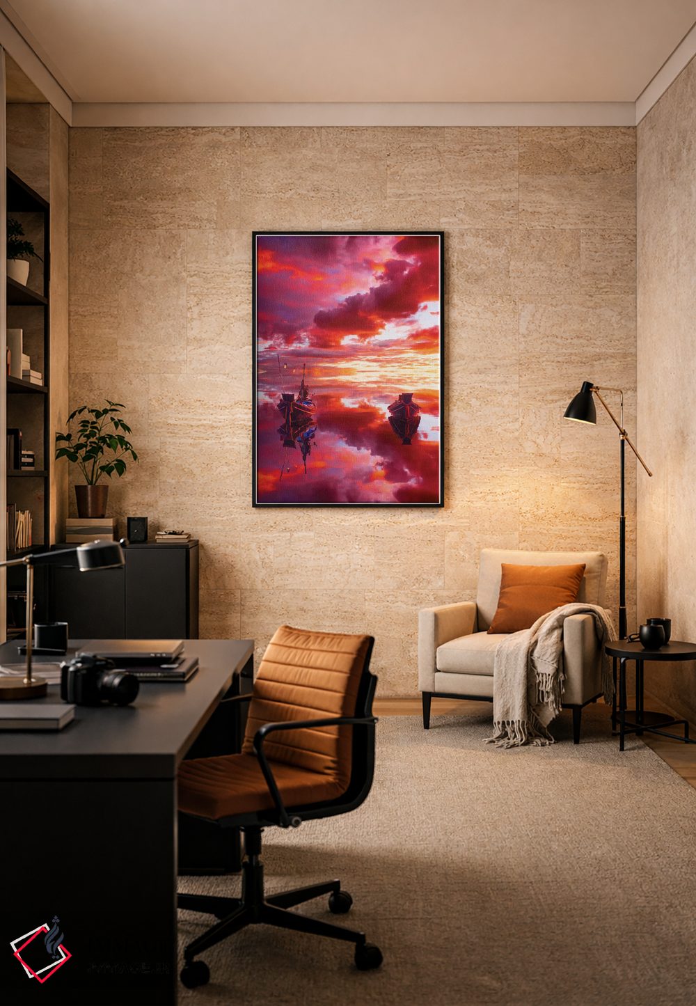 تابلو دکوراتیو "اگر امروز نساختیم، چه کسی فردا الهام می بخشد" اثر هوبوپیبا - D6B