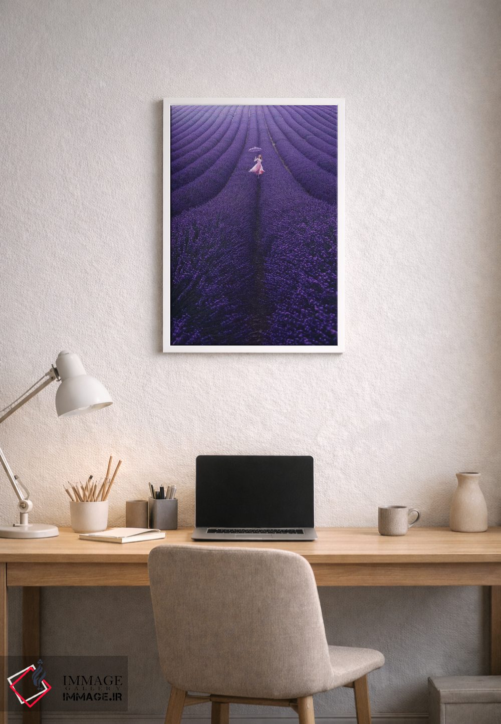 تابلو دکوراتیو "اسطوخودوس فرانسه" اثر هوبوپیبا - D1W