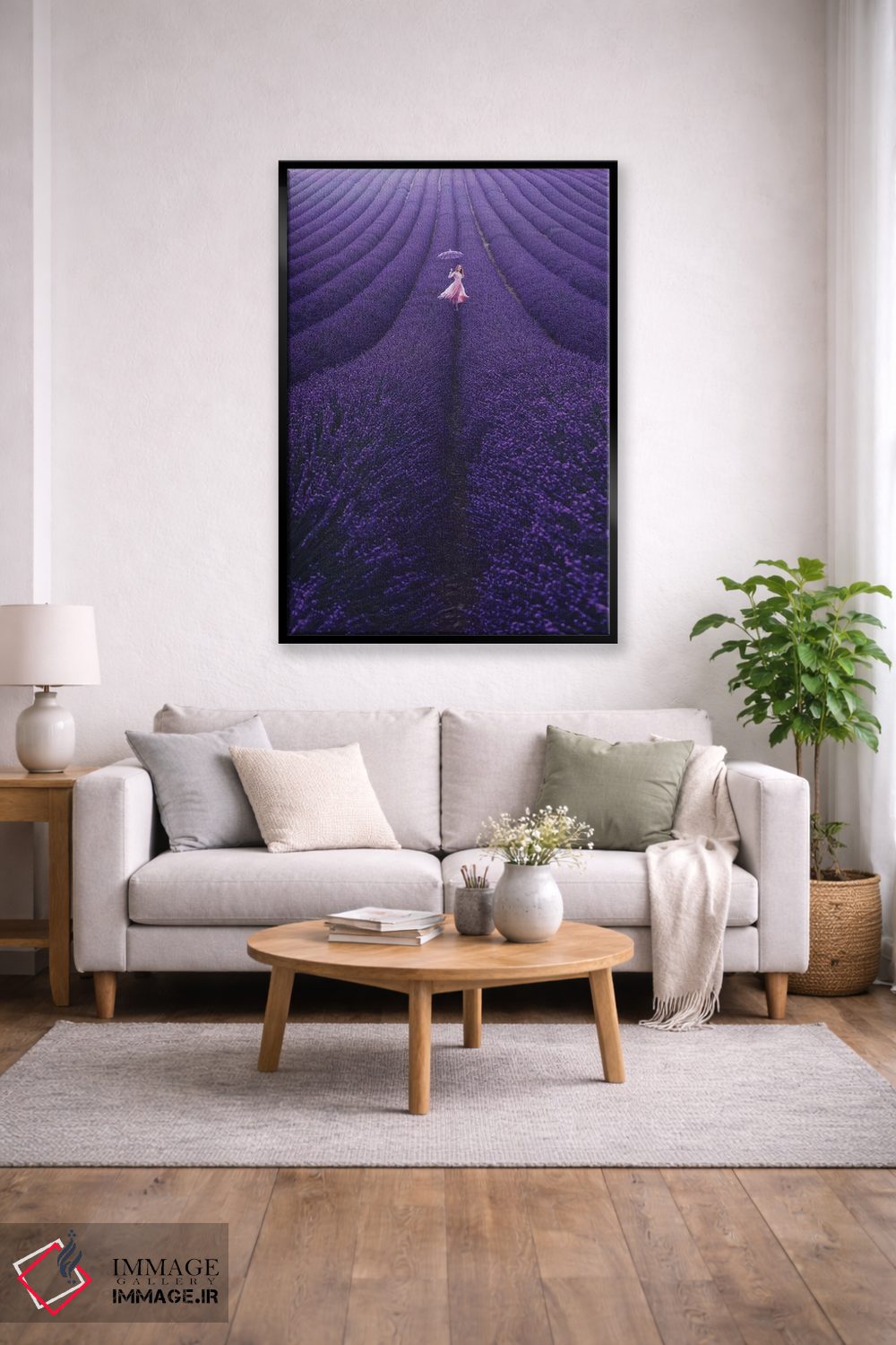 تابلو دکوراتیو "اسطوخودوس فرانسه" اثر هوبوپیبا - D3B