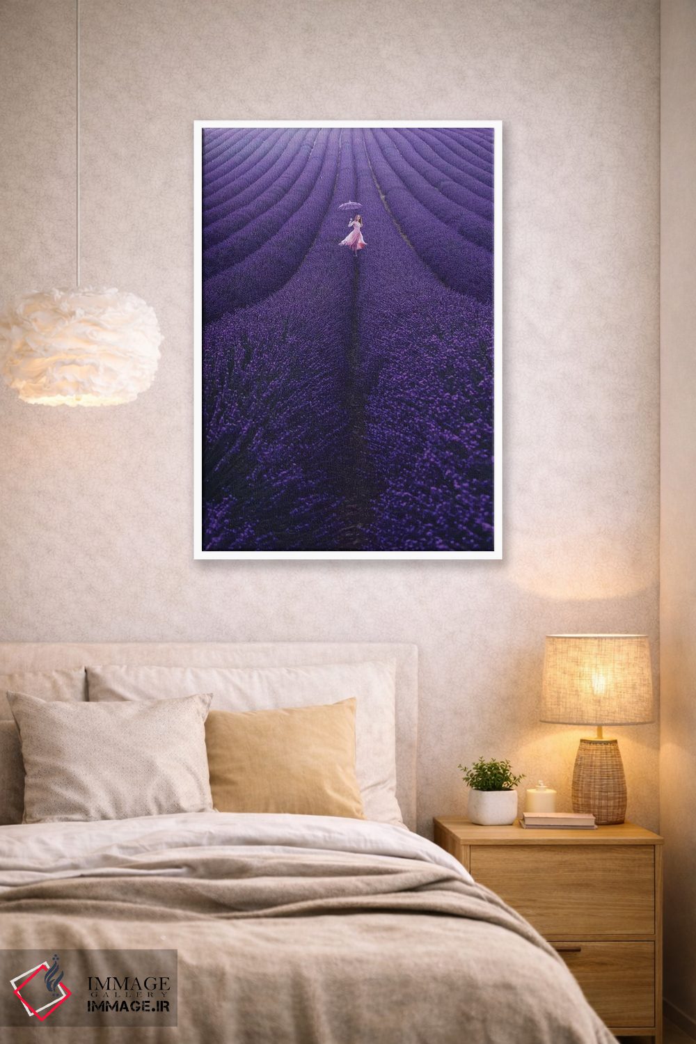 تابلو دکوراتیو "اسطوخودوس فرانسه" اثر هوبوپیبا - D2W