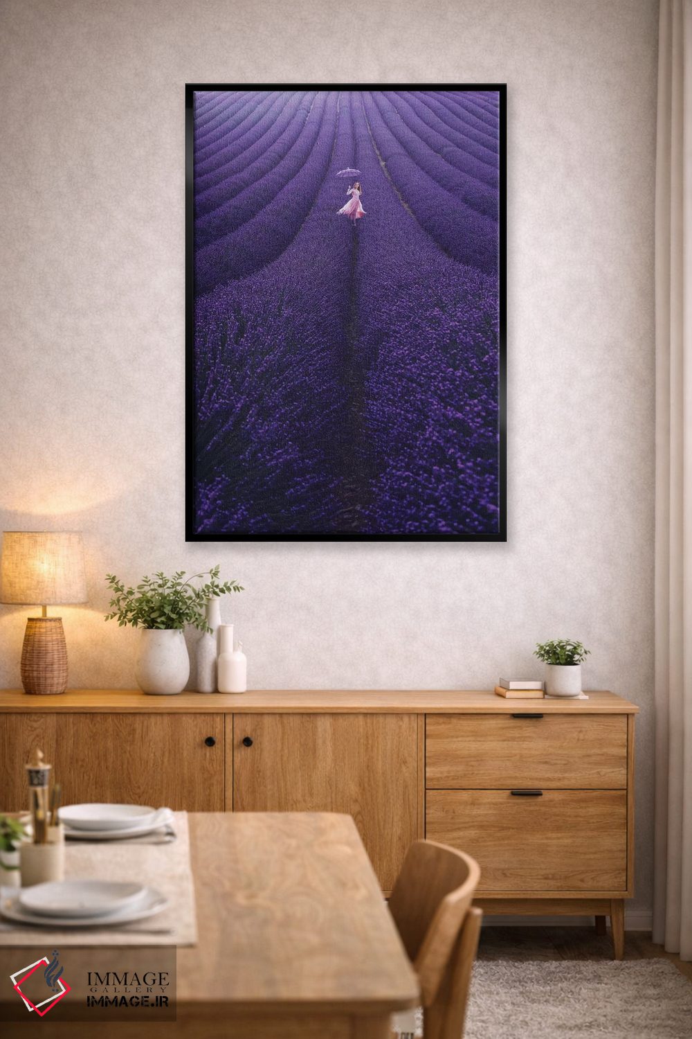 تابلو دکوراتیو "اسطوخودوس فرانسه" اثر هوبوپیبا - D4B