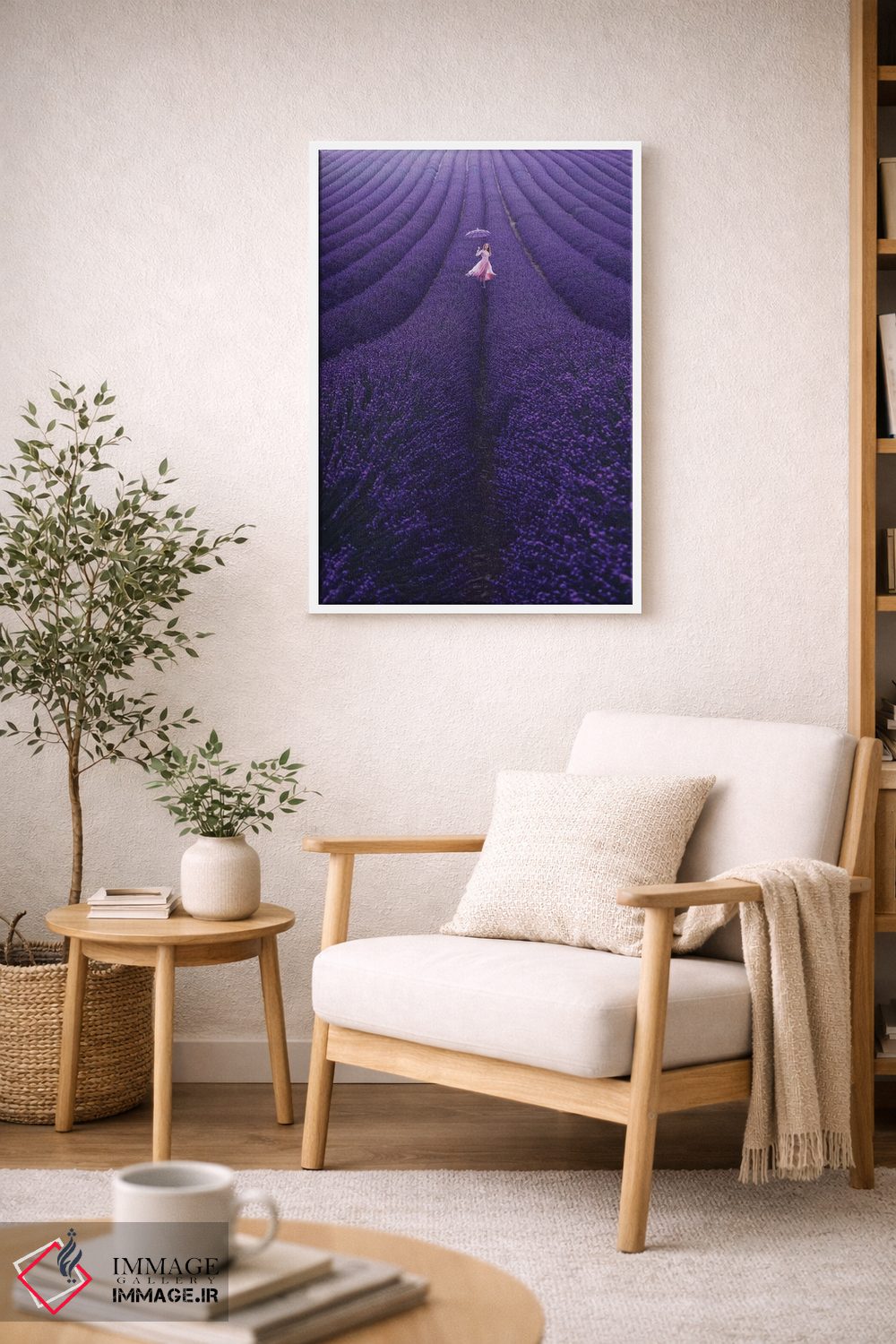 تابلو دکوراتیو "اسطوخودوس فرانسه" اثر هوبوپیبا - D5W