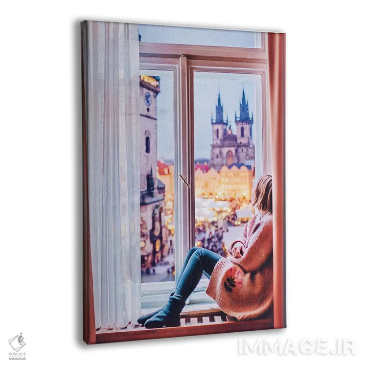 تابلو دکوراتیو "نمای پراگ" اثر هوبوپیبا - نمای پرسپکتیو محصول