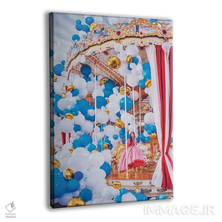 تابلو دکوراتیو "چرخ و فلک مسکو" اثر هوبوپیبا - نمای پرسپکتیو محصول