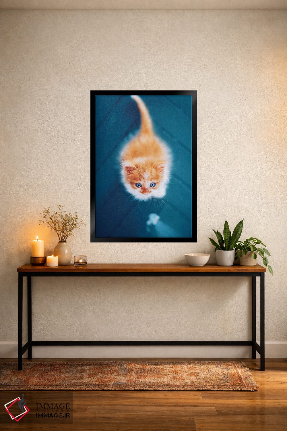 تابلو دکوراتیو "ترسناک گربه ای" اثر هوبوپیبا - D4B