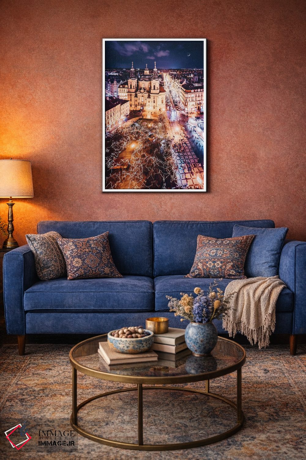 تابلو دکوراتیو "پراگ مه آلود و جادویی" اثر هوبوپیبا - D4W