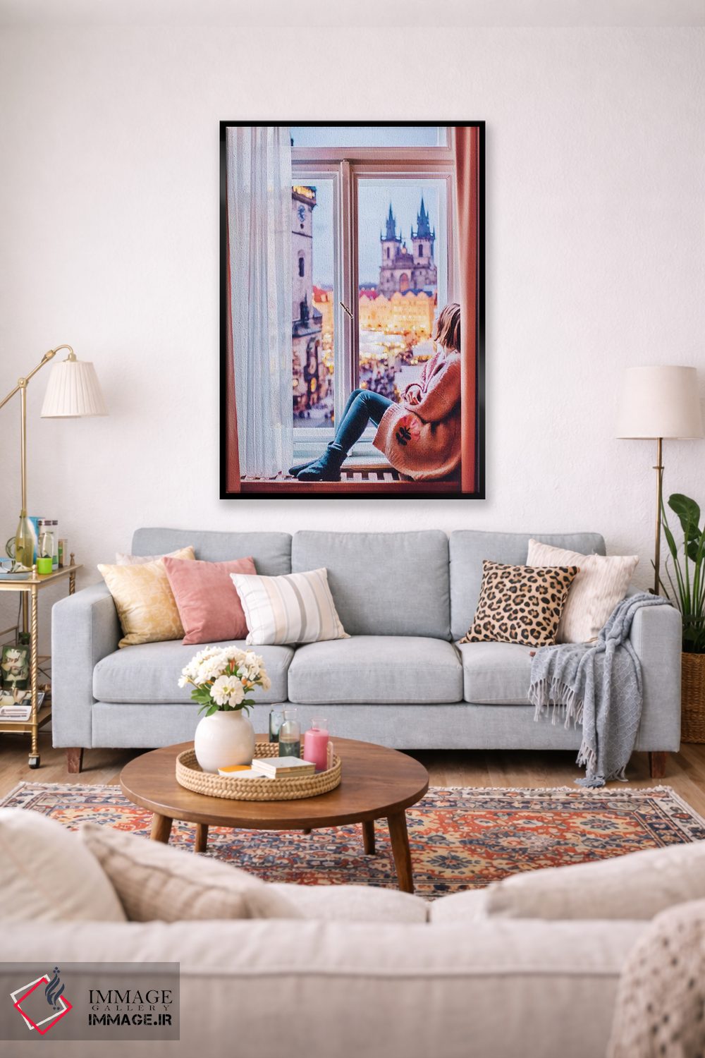تابلو دکوراتیو "نمای پراگ" اثر هوبوپیبا - D1B