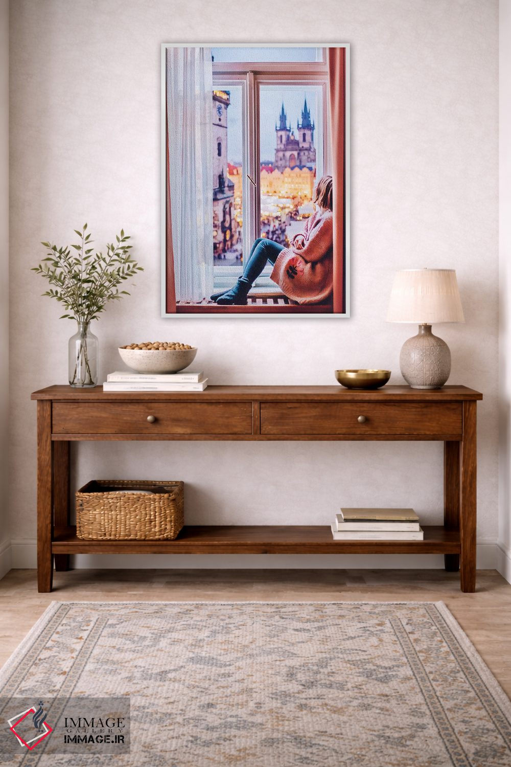 تابلو دکوراتیو "نمای پراگ" اثر هوبوپیبا - D3W