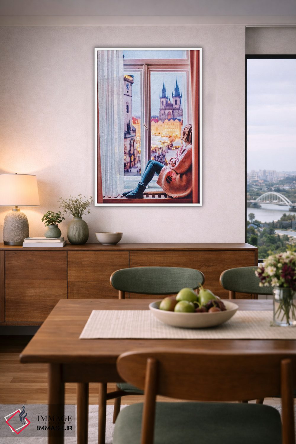 تابلو دکوراتیو "نمای پراگ" اثر هوبوپیبا - D5W