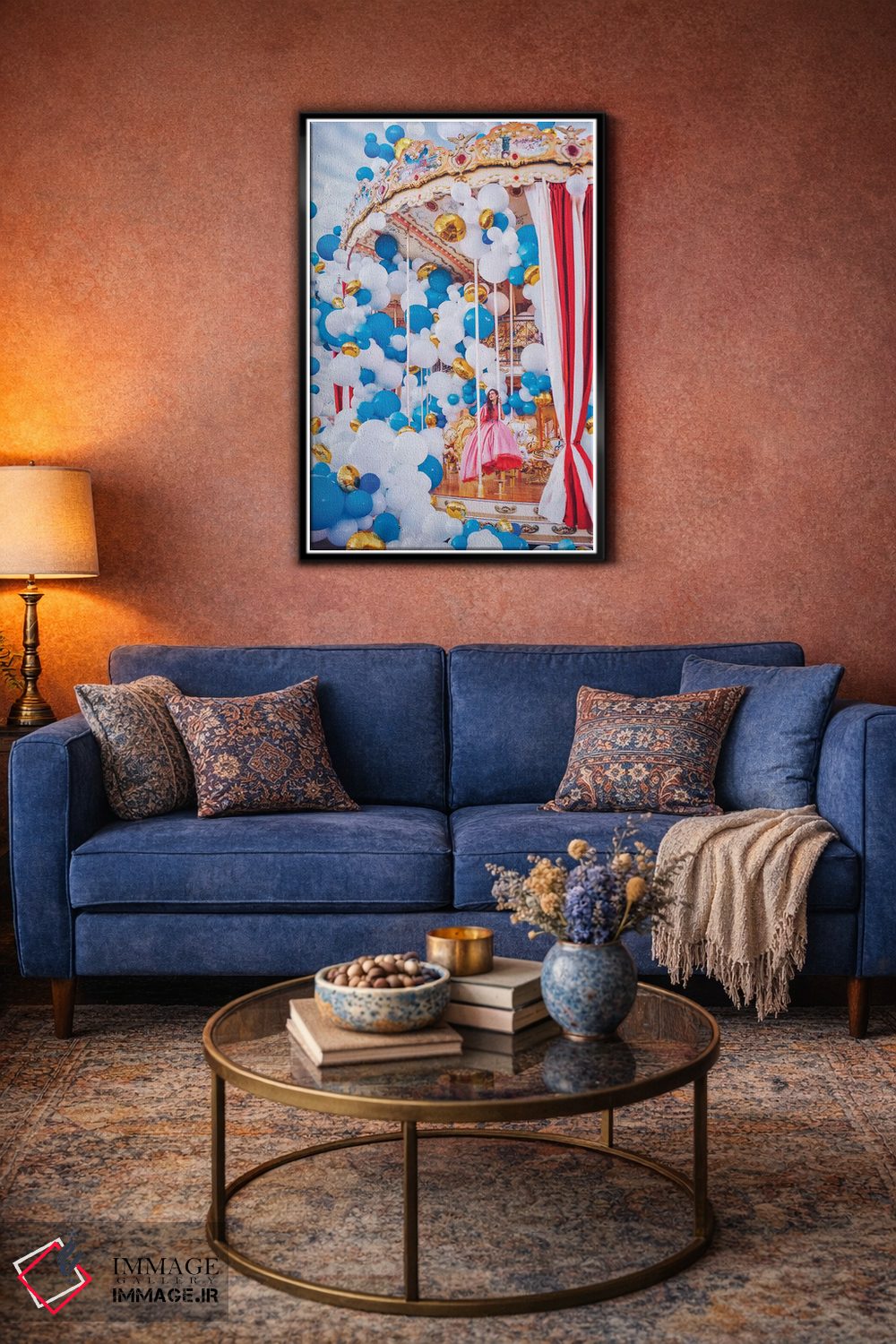 تابلو دکوراتیو "چرخ و فلک مسکو" اثر هوبوپیبا - D3B