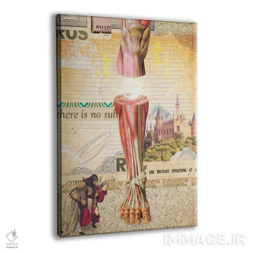 تابلو دکوراتیو "۰۰۰۰" اثر مارسل لیسبوا - نمای پرسپکتیو محصول