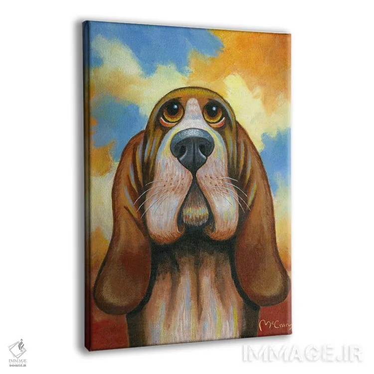 تابلو دکوراتیو "باسه " اثر مایک مک کری - نمای پرسپکتیو محصول