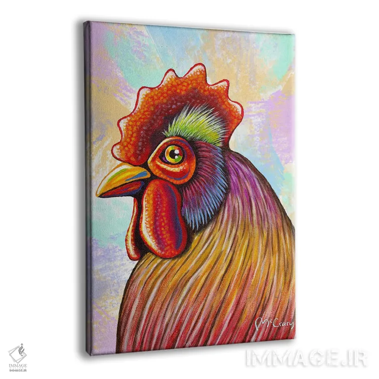 تابلو دکوراتیو "مرغ" اثر مایک مک کری - نمای پرسپکتیو محصول