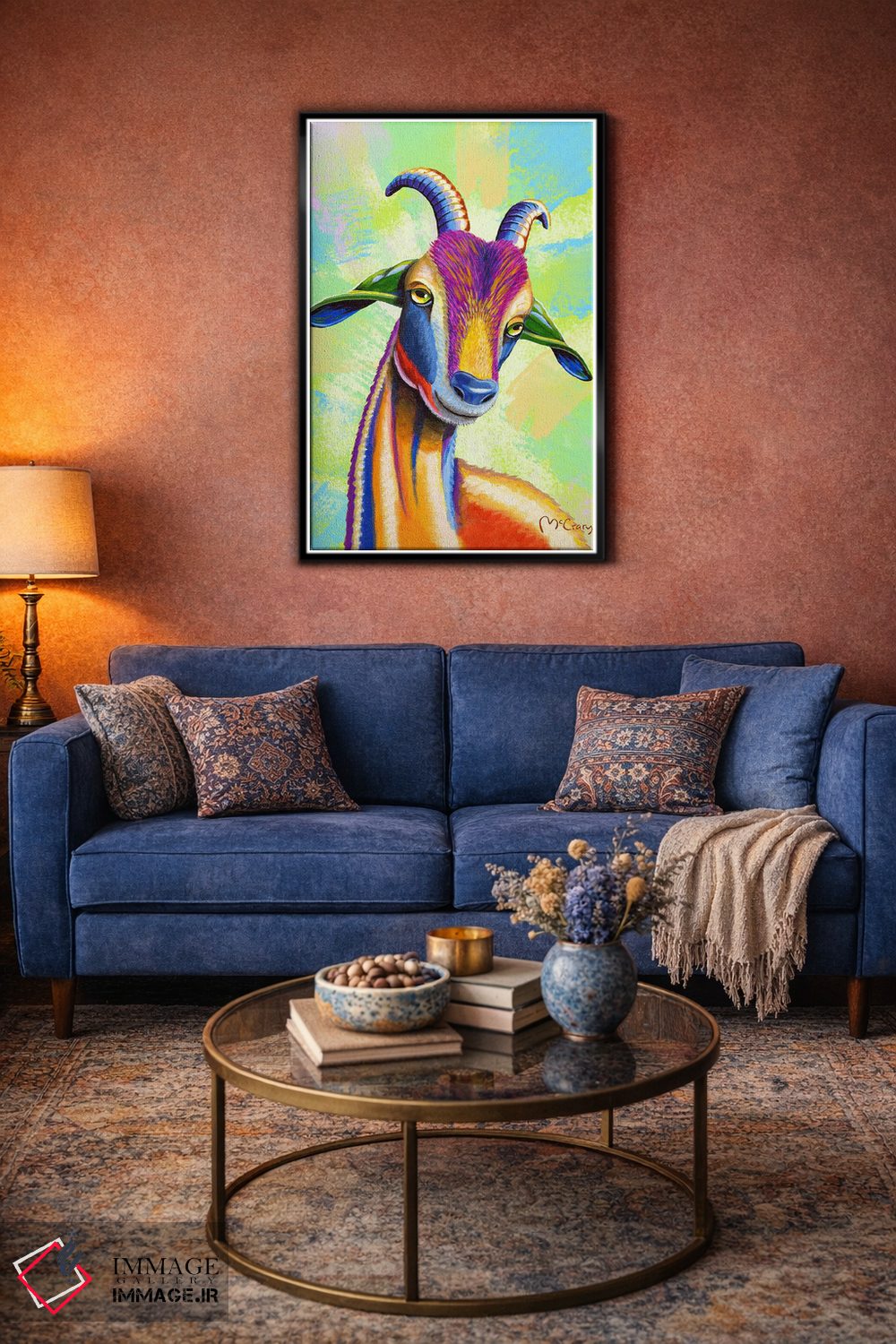 تابلو دکوراتیو "بز" اثر مایک مک کری - D4B