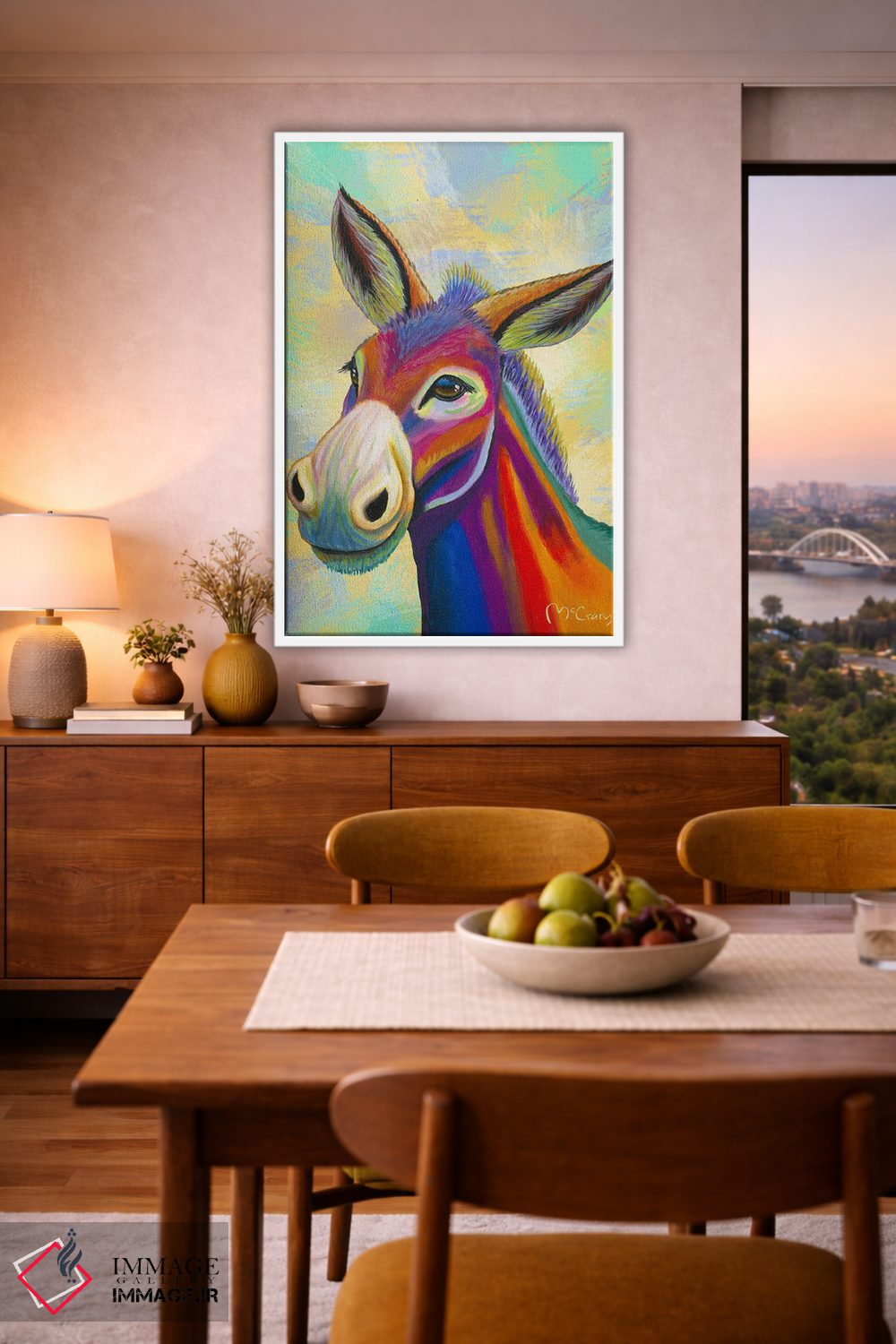 تابلو دکوراتیو "الاغ" اثر مایک مک کری - D6W