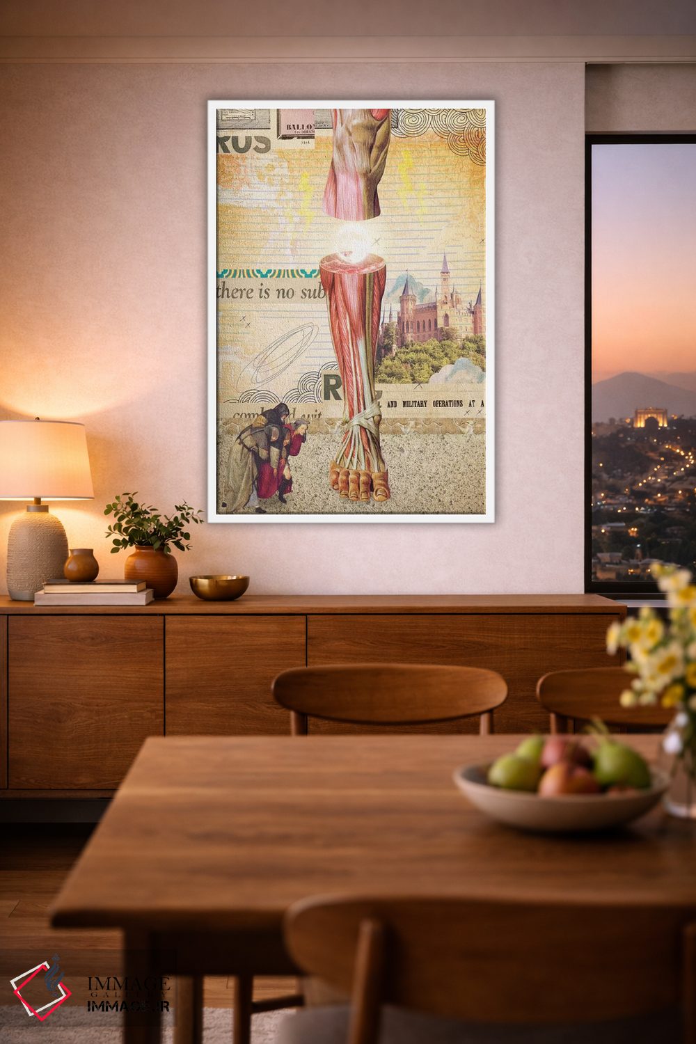 تابلو دکوراتیو "۰۰۰۰" اثر مارسل لیسبوا - D1W