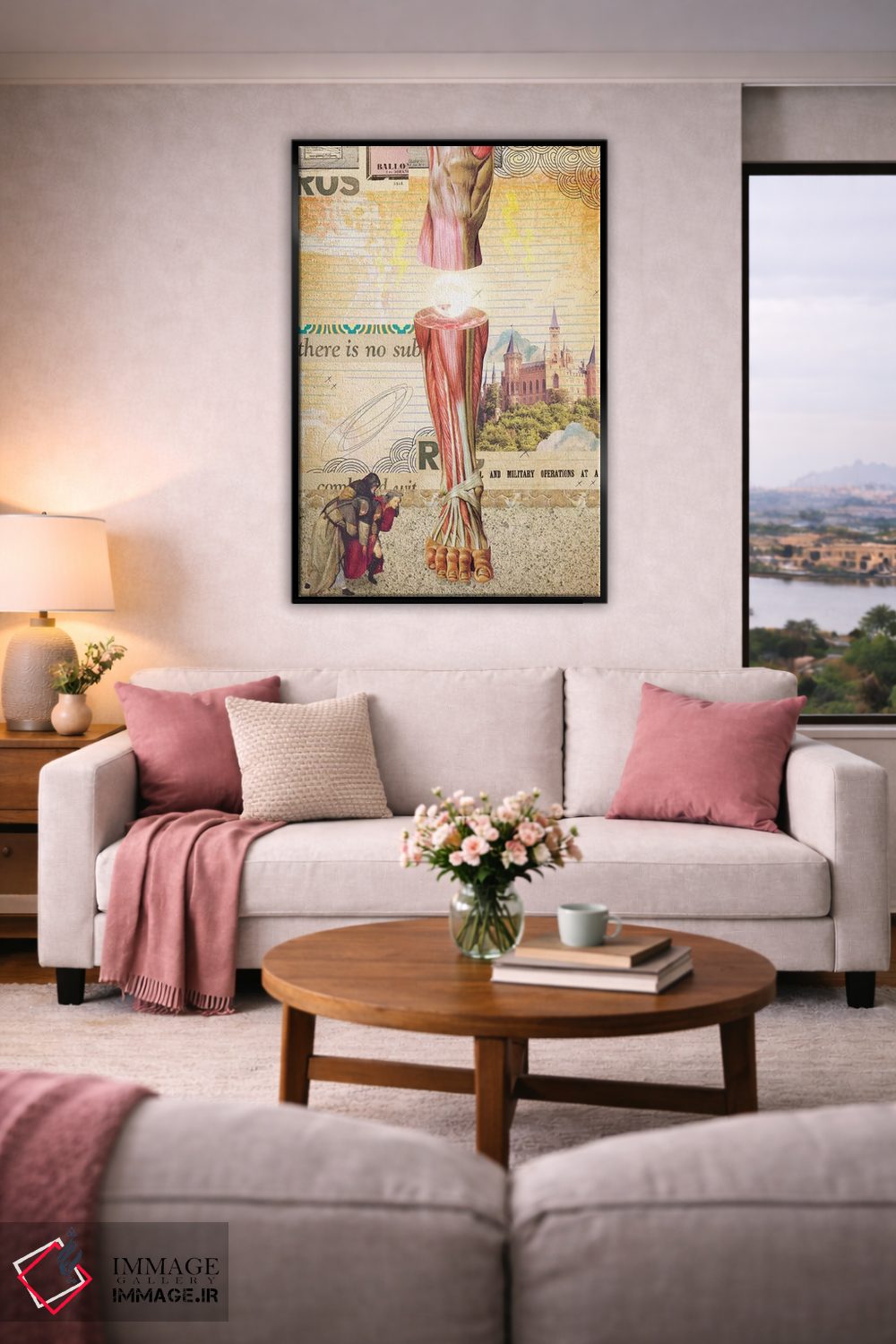 تابلو دکوراتیو "۰۰۰۰" اثر مارسل لیسبوا - D5B