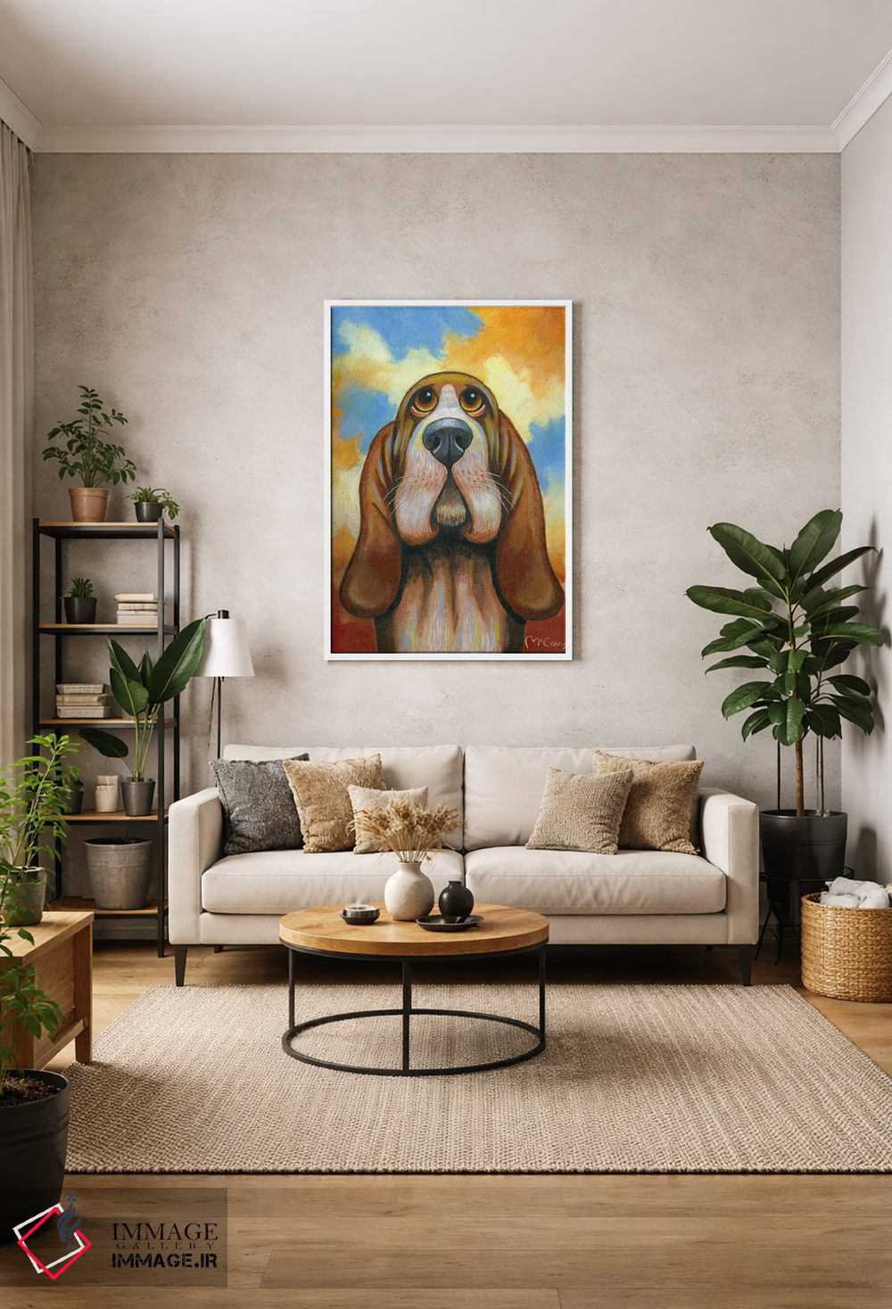 تابلو دکوراتیو "باسه " اثر مایک مک کری - D1W