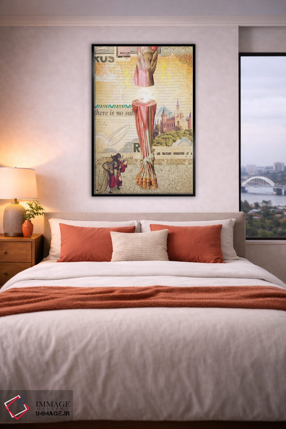 تابلو دکوراتیو "۰۰۰۰" اثر مارسل لیسبوا - D6B