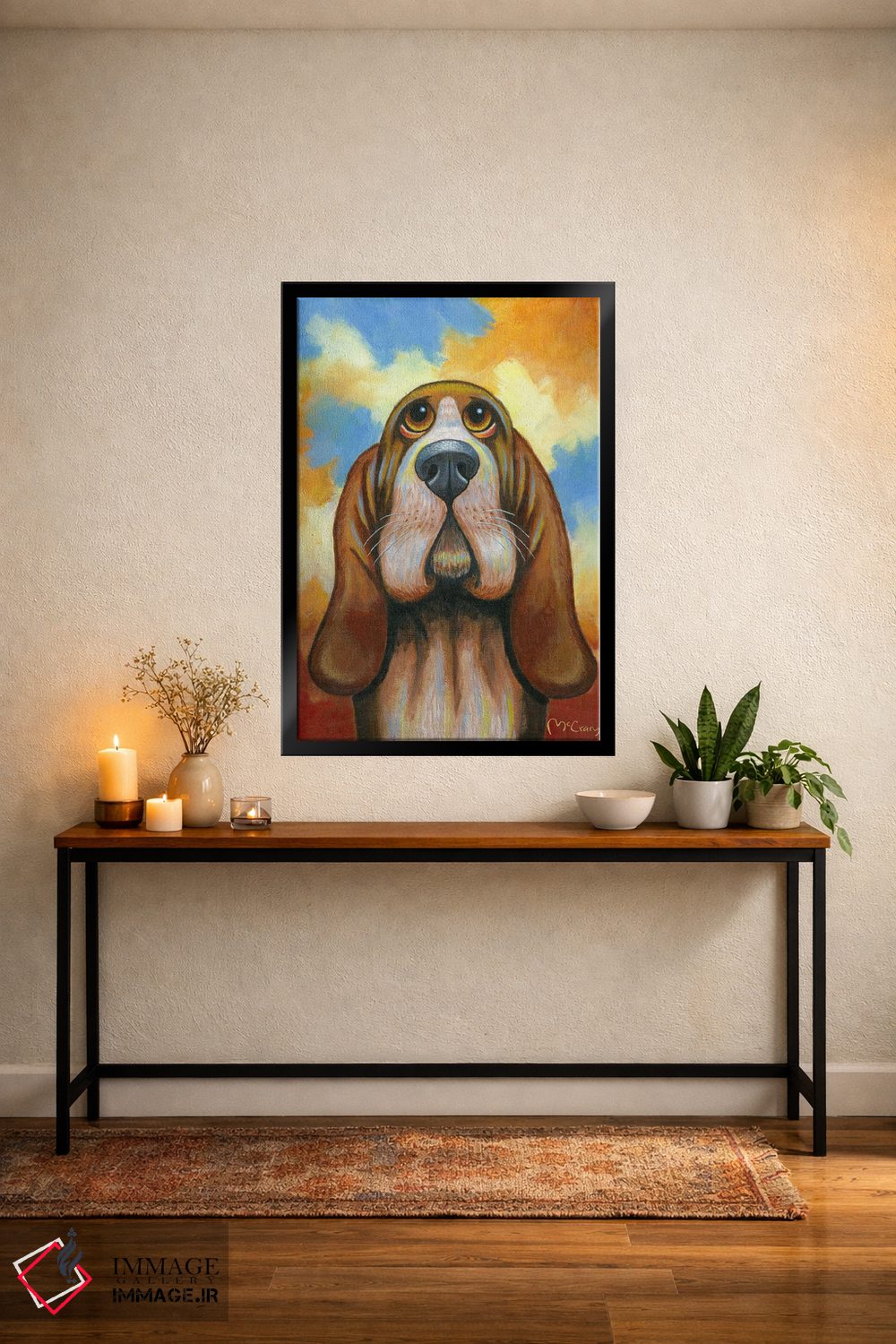 تابلو دکوراتیو "باسه " اثر مایک مک کری - D5B