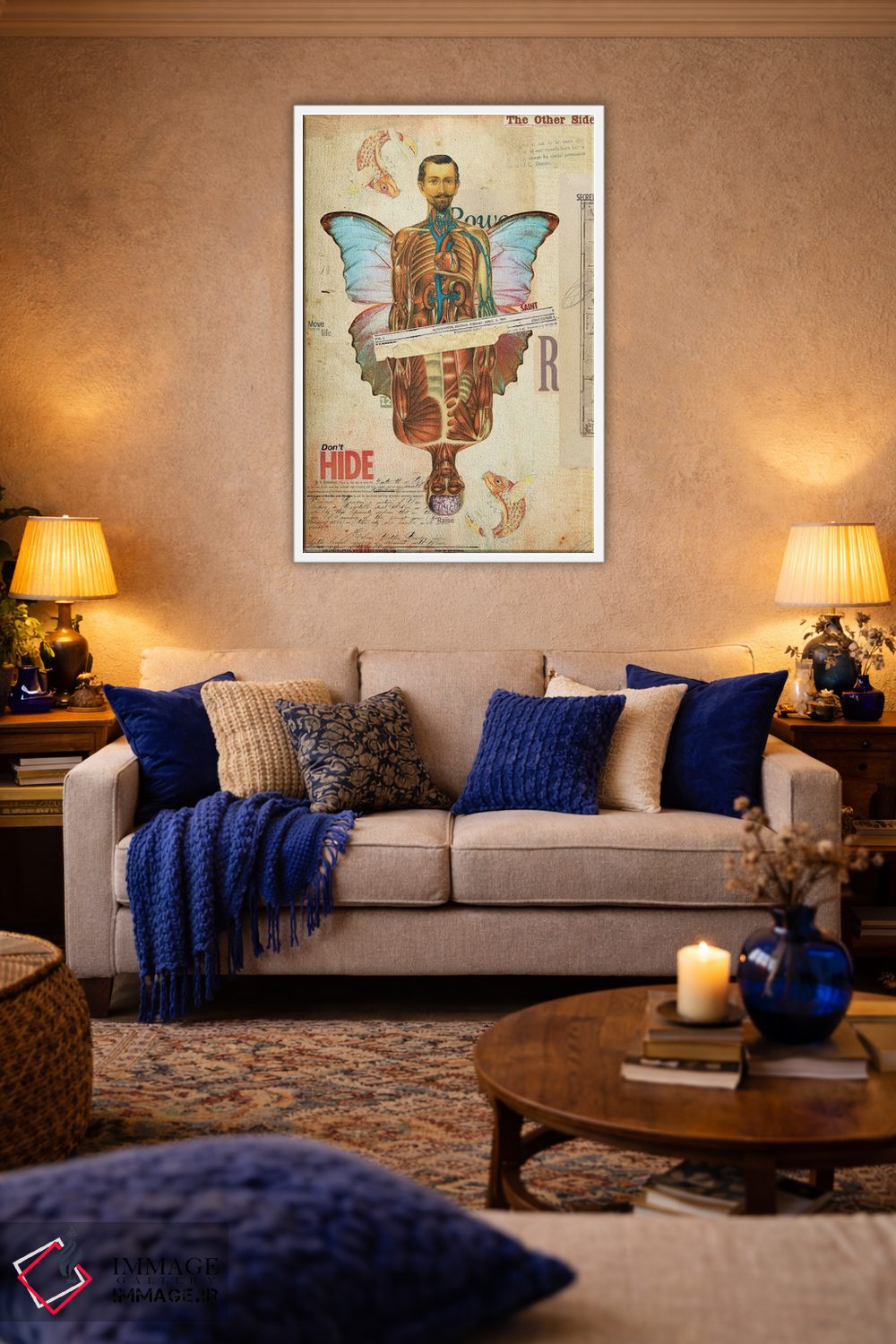 تابلو دکوراتیو "۱+۱" اثر مارسل لیسبوا - D2W