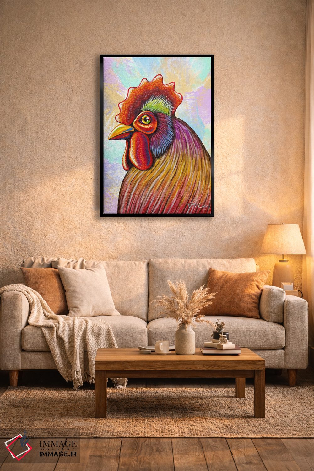 تابلو دکوراتیو "مرغ" اثر مایک مک کری - D5B