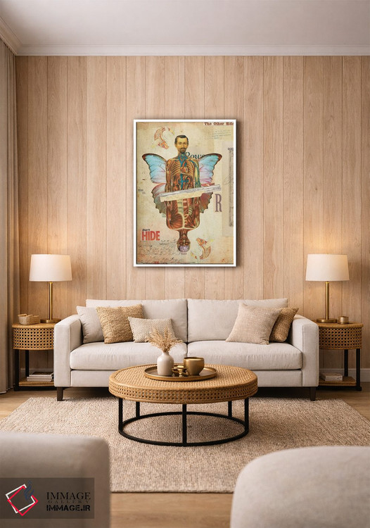 تابلو دکوراتیو "۱+۱" اثر مارسل لیسبوا - D1W