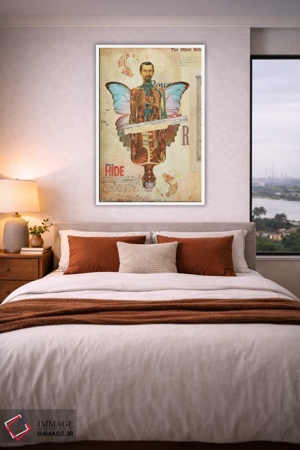 تابلو دکوراتیو "۱+۱" اثر مارسل لیسبوا - D3W