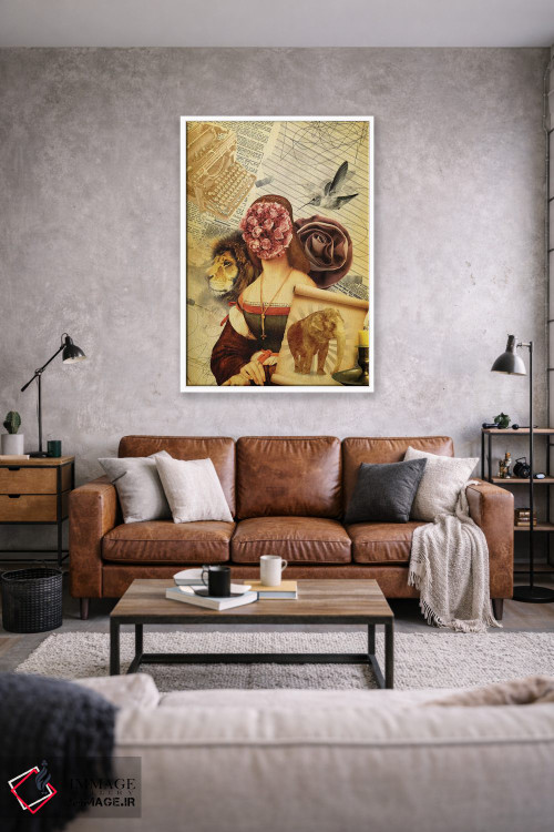 تابلو دکوراتیو "تراژدی ناشناخته" اثر مارسل لیسبوا - D1W