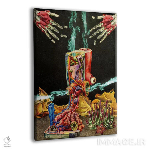 تابلو دکوراتیو "کاتالیزور" اثر مارسل لیسبوا - نمای پرسپکتیو محصول