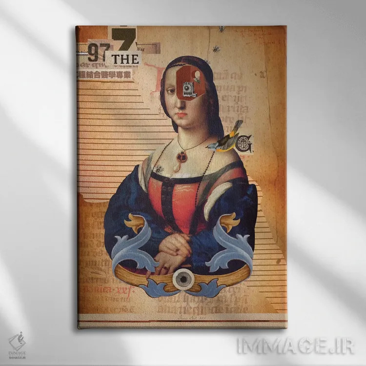 تابلو دکوراتیو "درون ذهن تو" اثر مارسل لیسبوا - نمای روبهرو روی دیوار