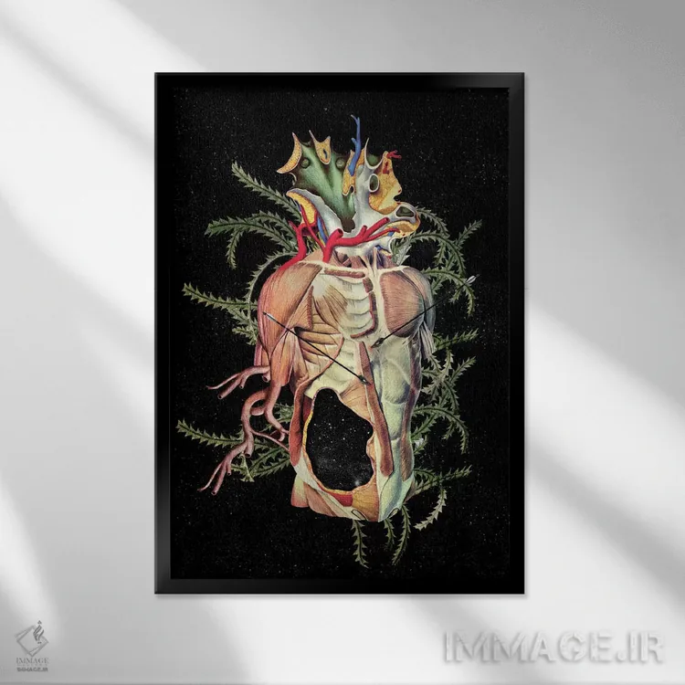 تابلو دکوراتیو "پایان بخش" اثر مارسل لیسبوا - نمای قابدار مشکی