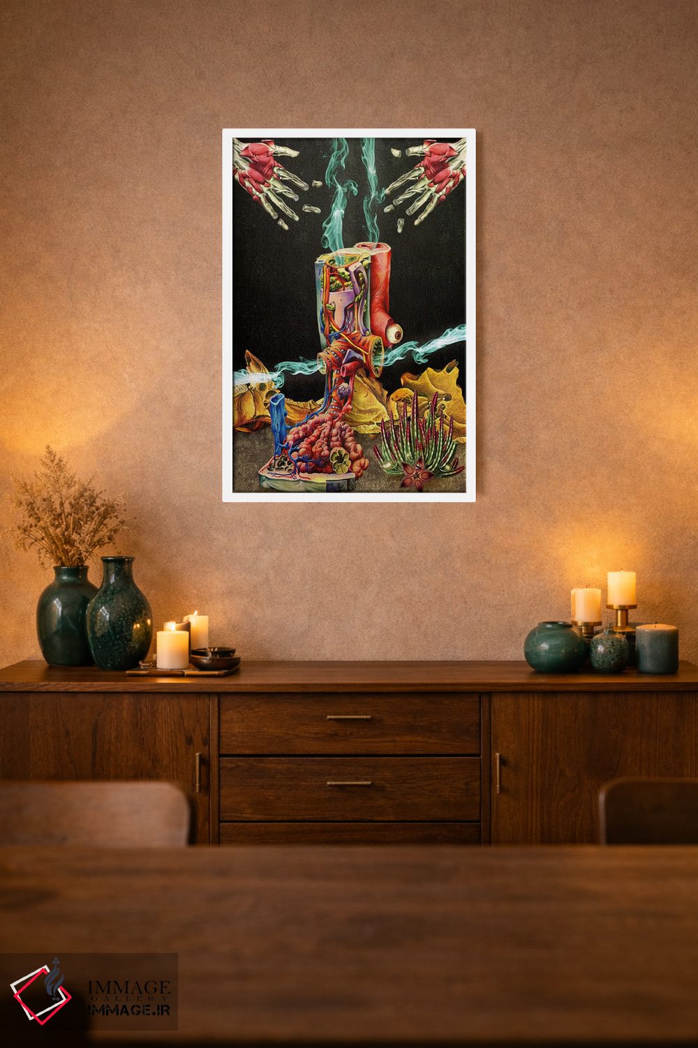 تابلو دکوراتیو "کاتالیزور" اثر مارسل لیسبوا - D1W