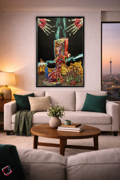 تابلو دکوراتیو "کاتالیزور" اثر مارسل لیسبوا - D2B