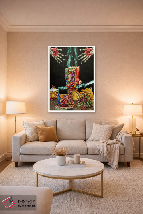 تابلو دکوراتیو "کاتالیزور" اثر مارسل لیسبوا - D3W