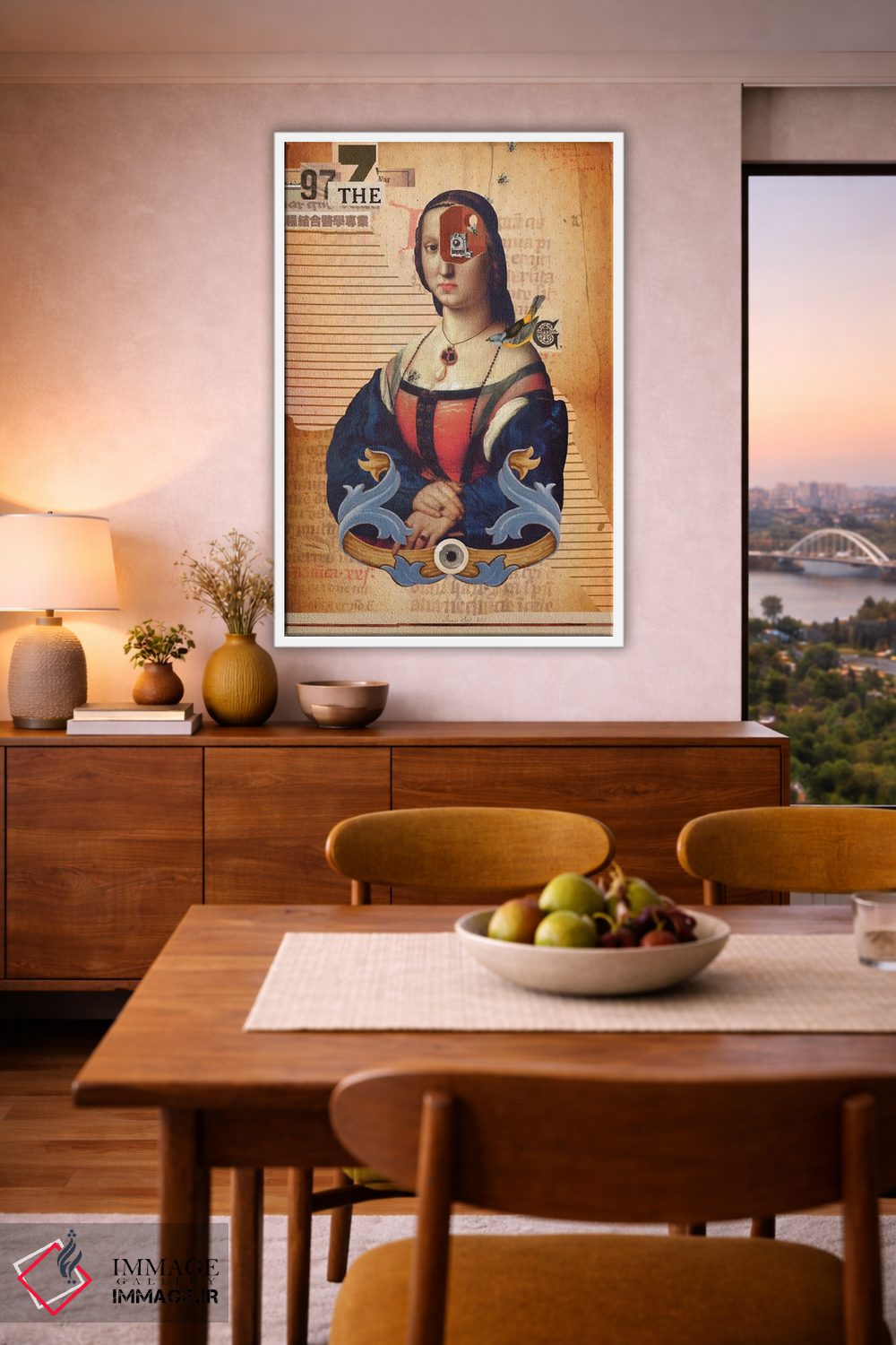 تابلو دکوراتیو "درون ذهن تو" اثر مارسل لیسبوا - D6W