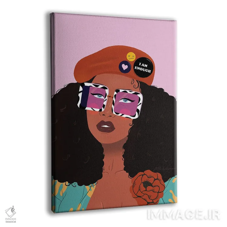 تابلو دکوراتیو "هر چه باشد" اثر مادلن بلامور - نمای پرسپکتیو محصول