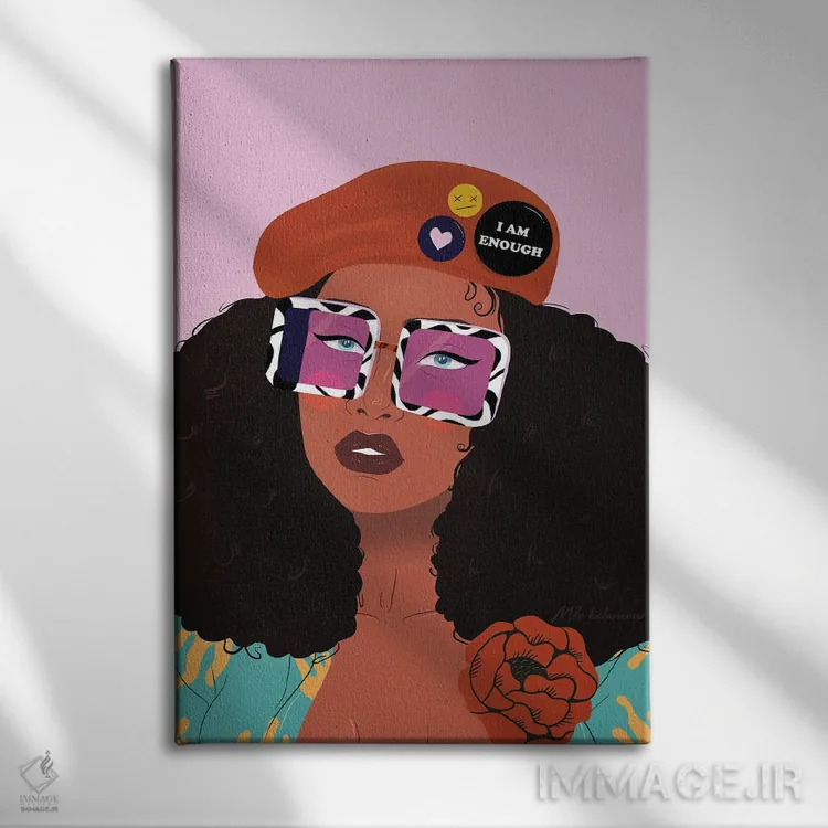 تابلو دکوراتیو "هر چه باشد" اثر مادلن بلامور - نمای روبهرو روی دیوار