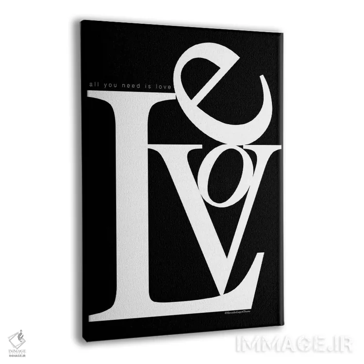 تابلو دکوراتیو "عشق توده ای" اثر مرسدس لوپز چارو - نمای پرسپکتیو محصول