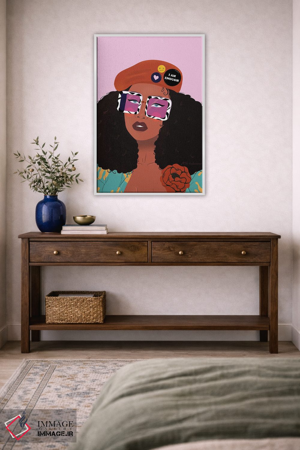 تابلو دکوراتیو "هر چه باشد" اثر مادلن بلامور - D4W