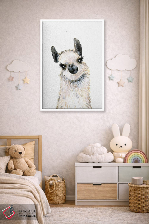 تابلو دکوراتیو "لاما" اثر مرسدس لوپز چارو - D4W