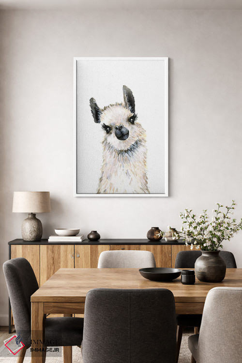 تابلو دکوراتیو "لاما" اثر مرسدس لوپز چارو - D3W