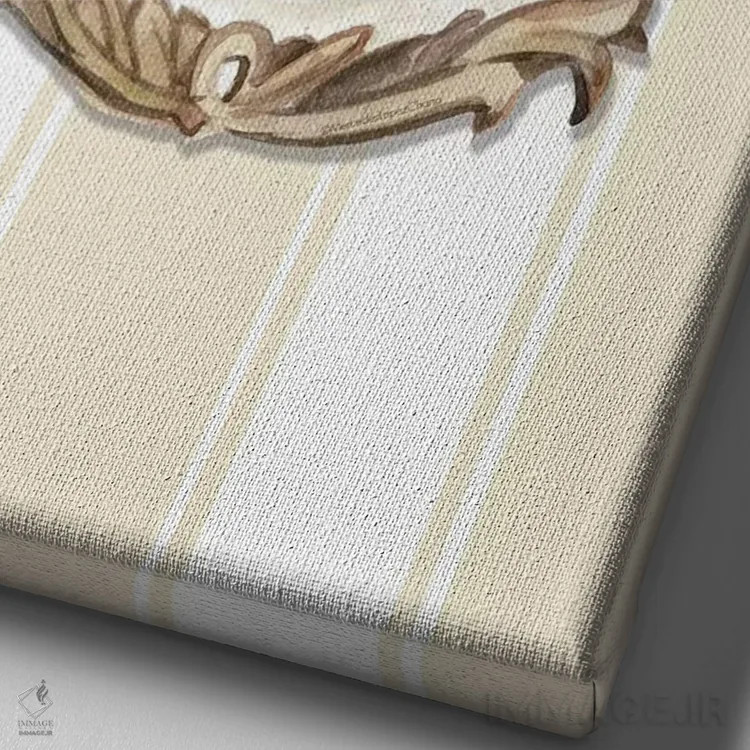 تابلو دکوراتیو "برای شامپاین فشار بده " اثر مرسدس لوپز چارو - نمای نزدیک بافت بوم