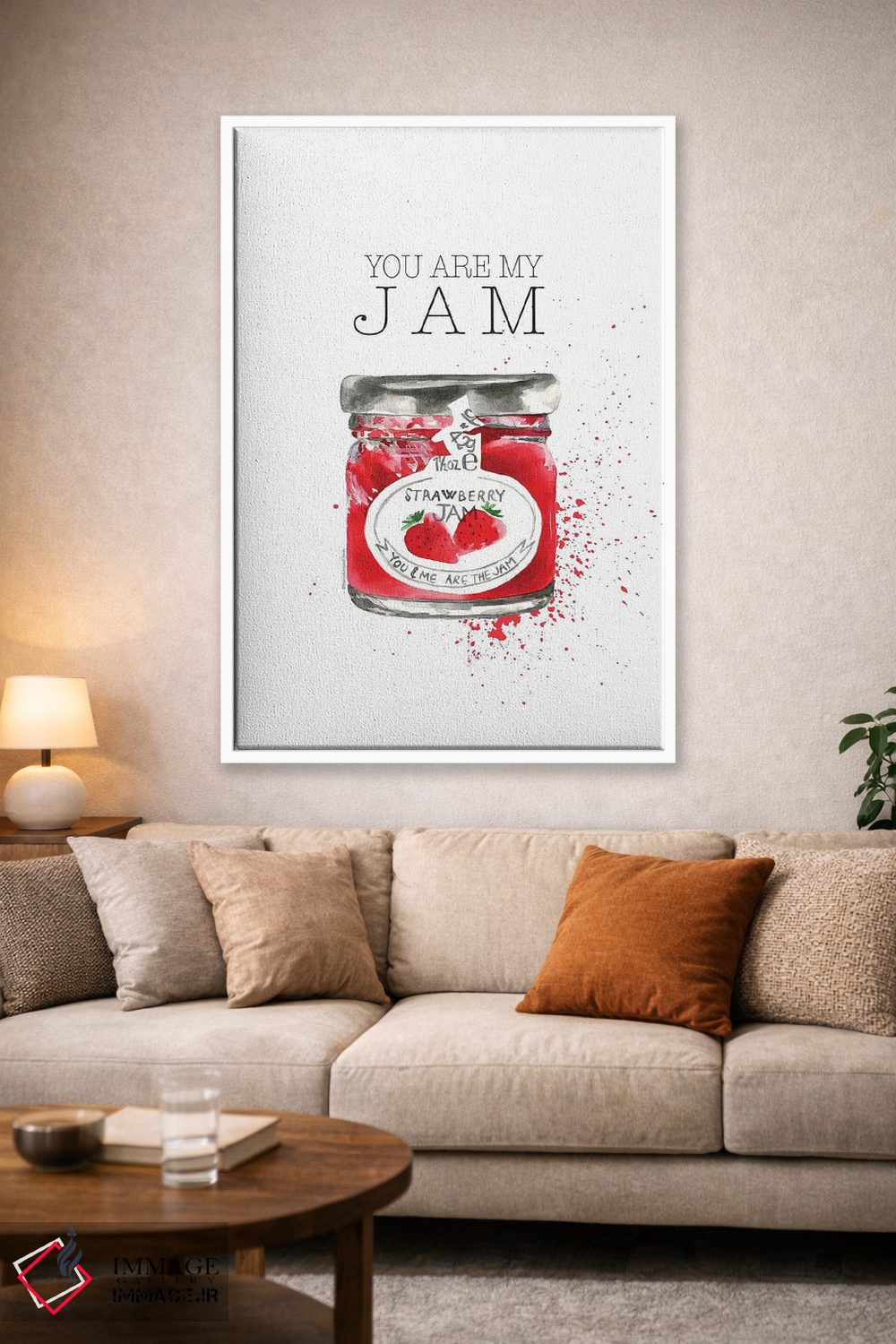 تابلو مینیمال "تو مربای منی " اثر مرسدس لوپز چارو - D1W