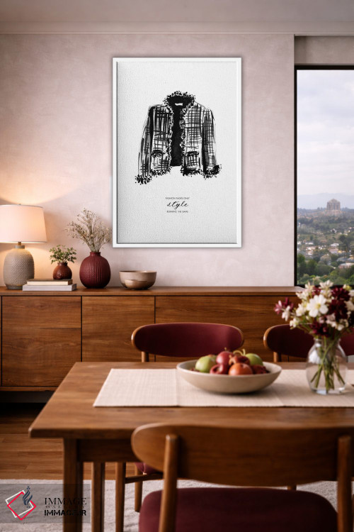 تابلو دکوراتیو "پارچه توید" اثر مرسدس لوپز چارو - D3W