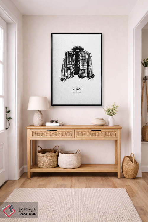 تابلو دکوراتیو "پارچه توید" اثر مرسدس لوپز چارو - D5B