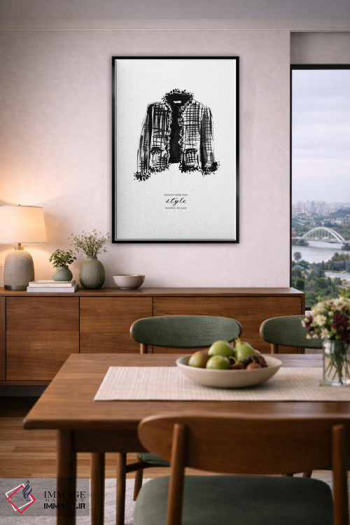 تابلو دکوراتیو "پارچه توید" اثر مرسدس لوپز چارو - D6B