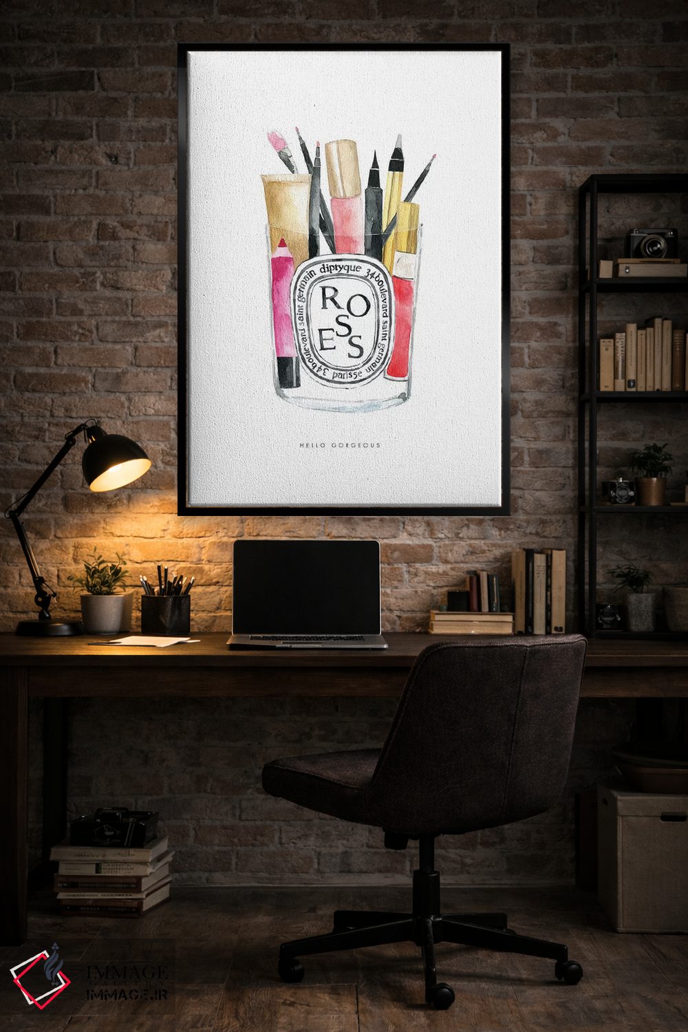 تابلو دکوراتیو "آرایش دیپتیک" اثر مرسدس لوپز چارو - D5B