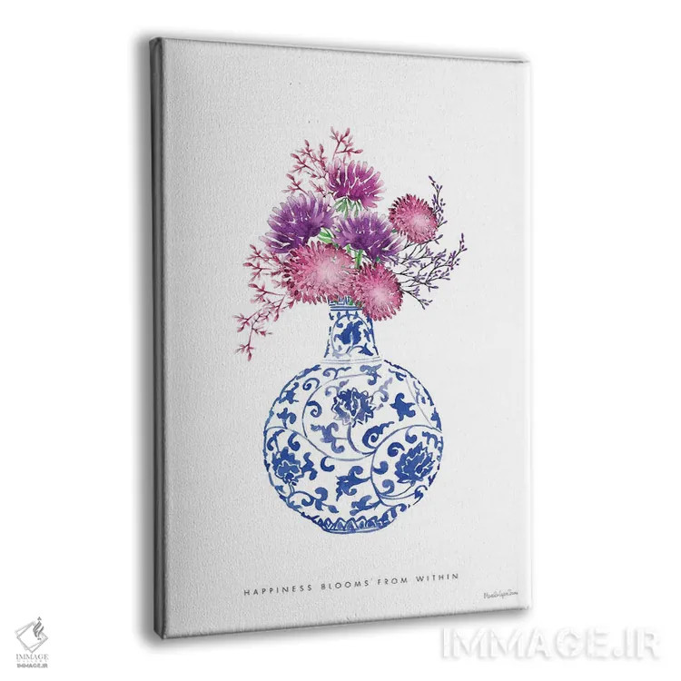 تابلو مدرن "سبک چینی شماره ۱" اثر مرسدس لوپز چارو - نمای پرسپکتیو محصول