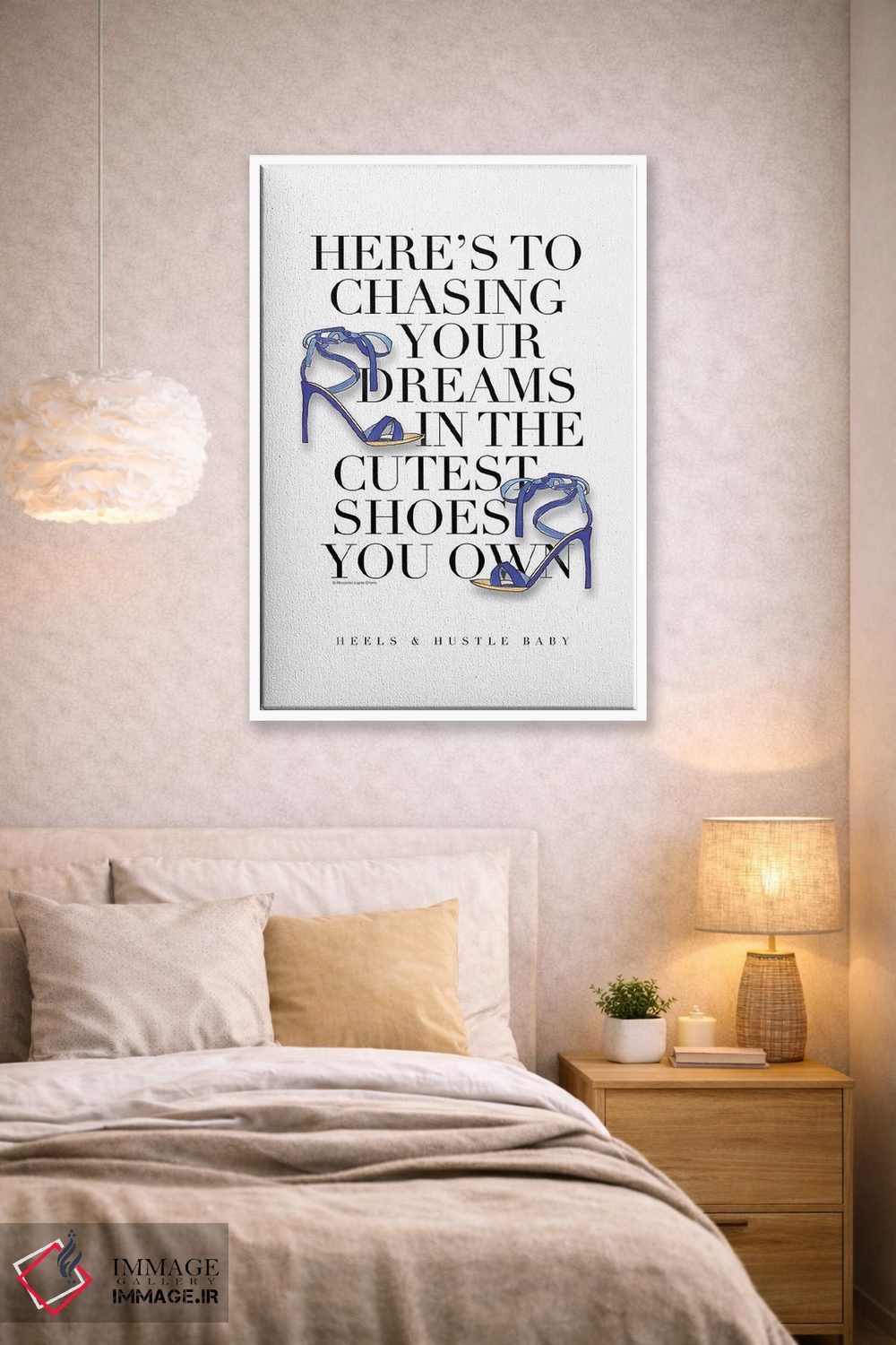 تابلو دکوراتیو "دنبال رویاهایت برو" اثر مرسدس لوپز چارو - D2W